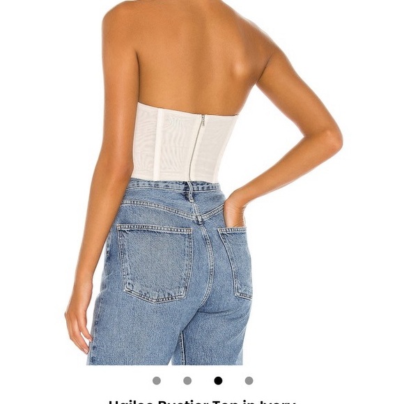 Revolve NBD Hailee Bustier Top in Ivory XS - Picture 3 of 5